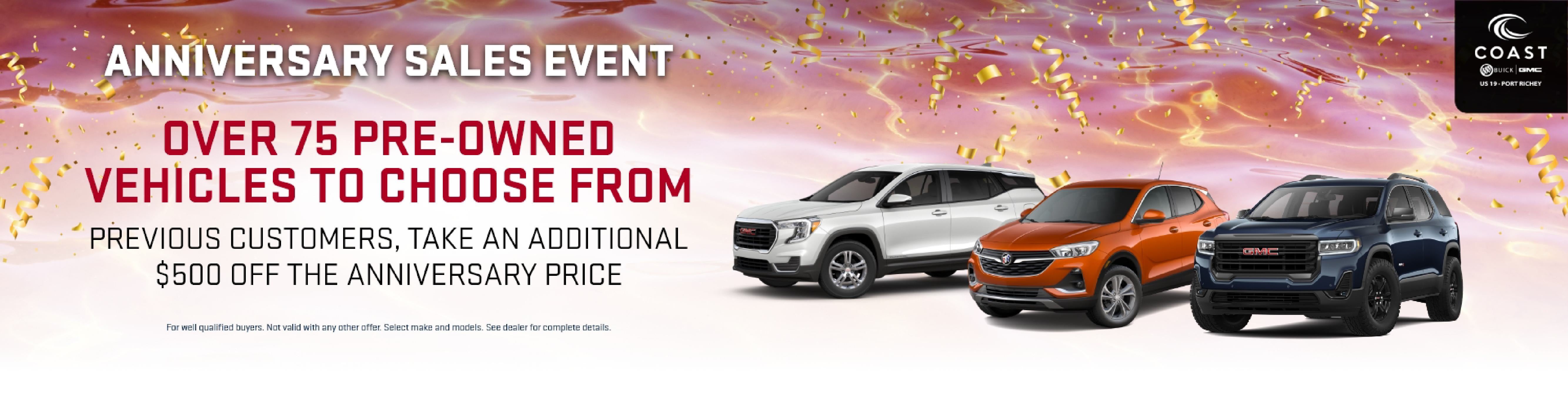 Pre-Owned Anniversary Sales Event